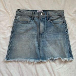 Frame denim mini skirt